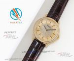 Perfect Replica Piaget Black Tie GOA36129 All Gold Diamond Bezel Watch